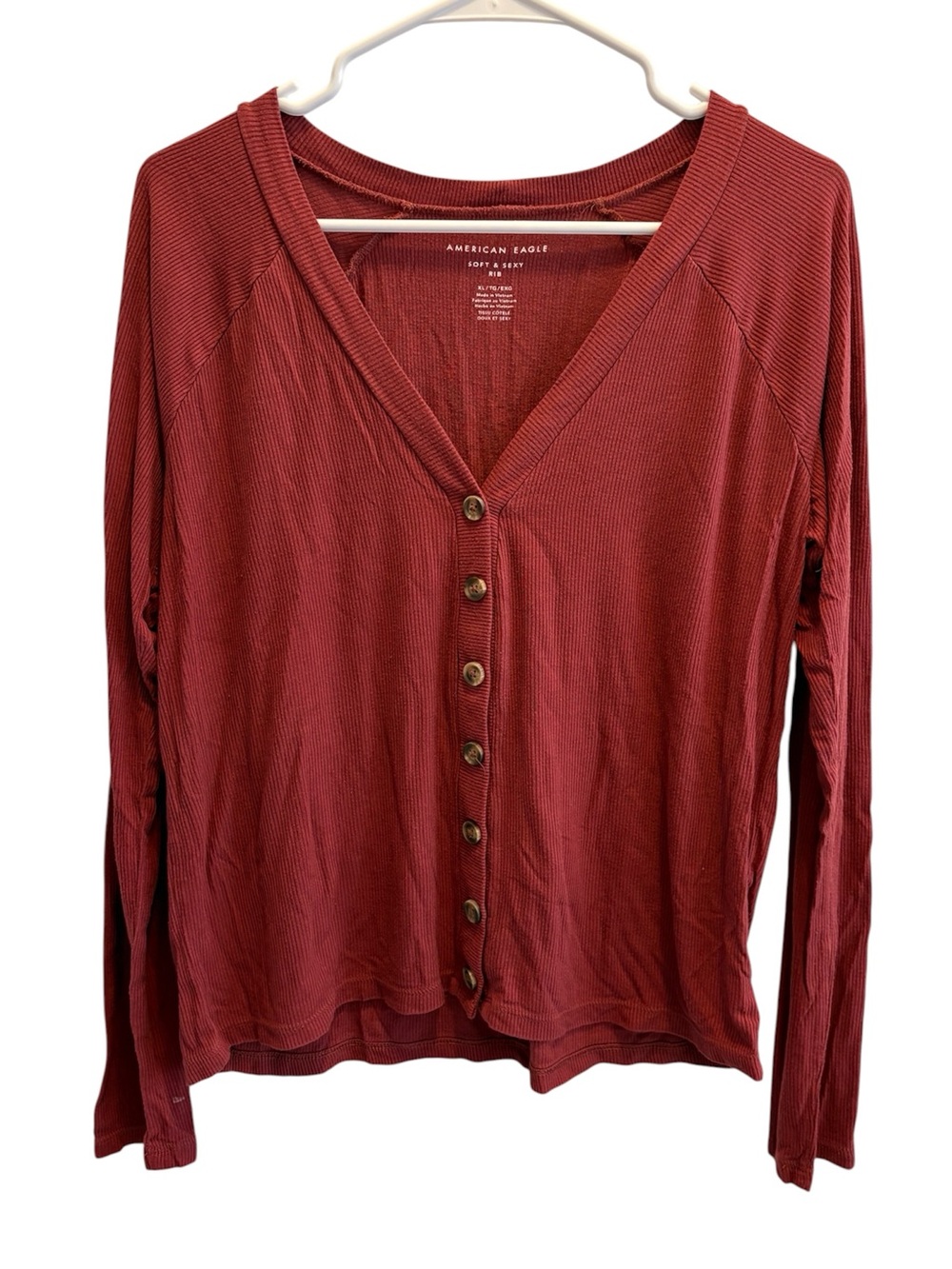 American Eagle ribbed long sleeve top #27